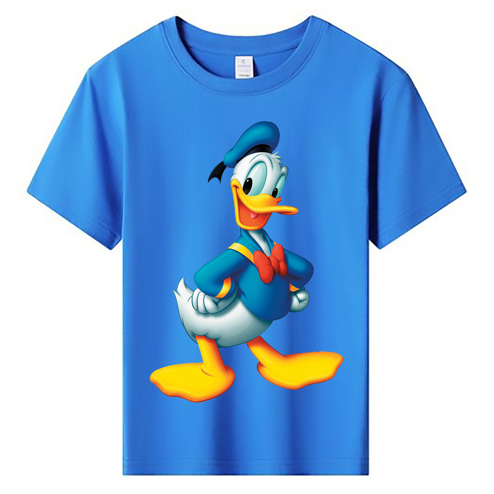 （画像用） ミッキーマウス Mickey Mouse 綿100％キッズTシャツ（フロントプリント）